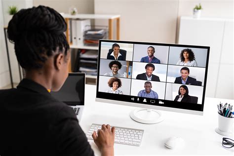 black women zoom meeting.